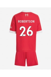 Liverpool Andrew Robertson #26 Jalkapallovaatteet Lasten Kotipeliasu 2025-26 Lyhythihainen (+ Lyhyet housut)
